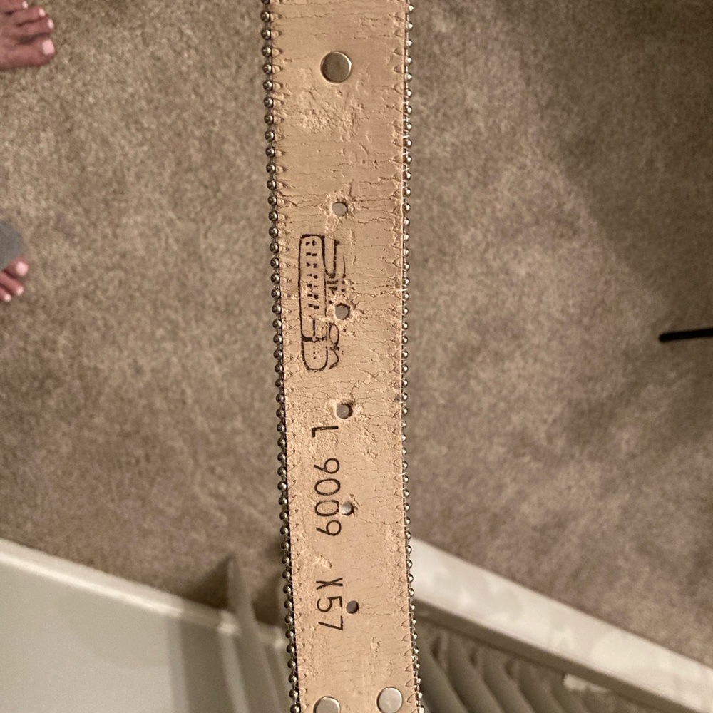 Swarovski crystals Western Belt Vintage signed by b.b. simon - Picture 9 of 10